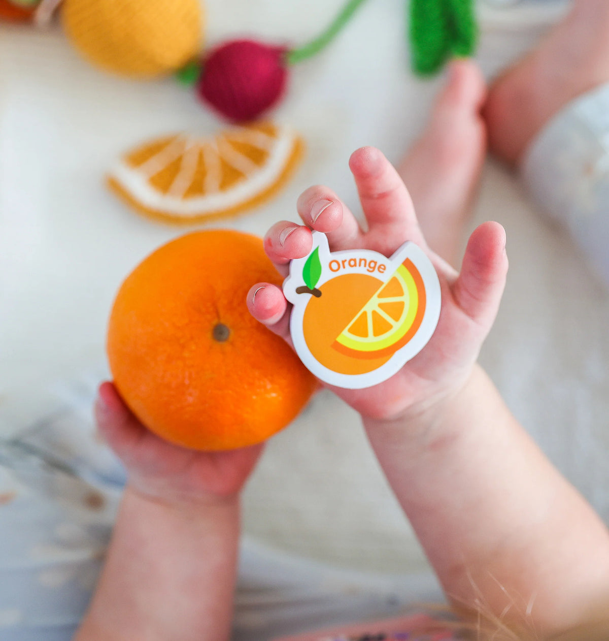 Magnetic Foods & Letters - A–Z Magnetic Learning Set – Educational Toy for Kids