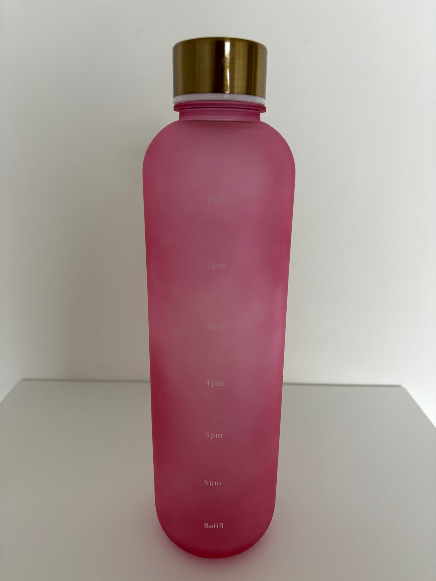 1L Frosted Water Bottle - Rose
