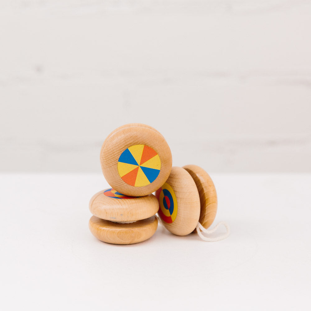 Wooden Yo-Yo Toy – Fine Motor Skill & Hand-Eye Coordination Toy for Kids