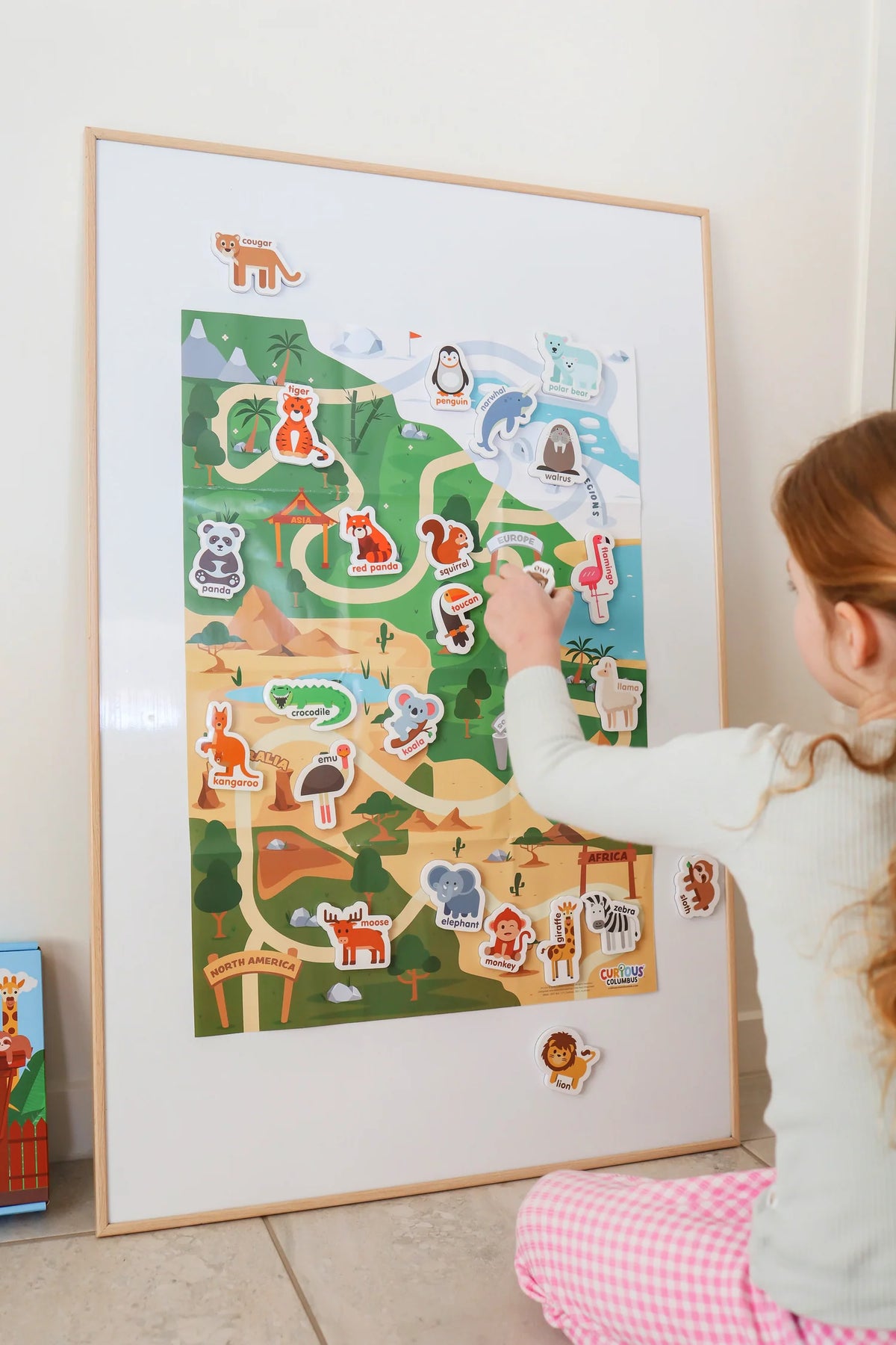Magnetic Zoo Animals - 28pc Fridge magnets