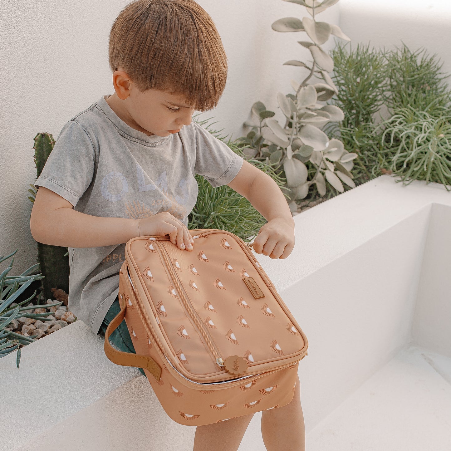 Golden Suns Lunch Bag
