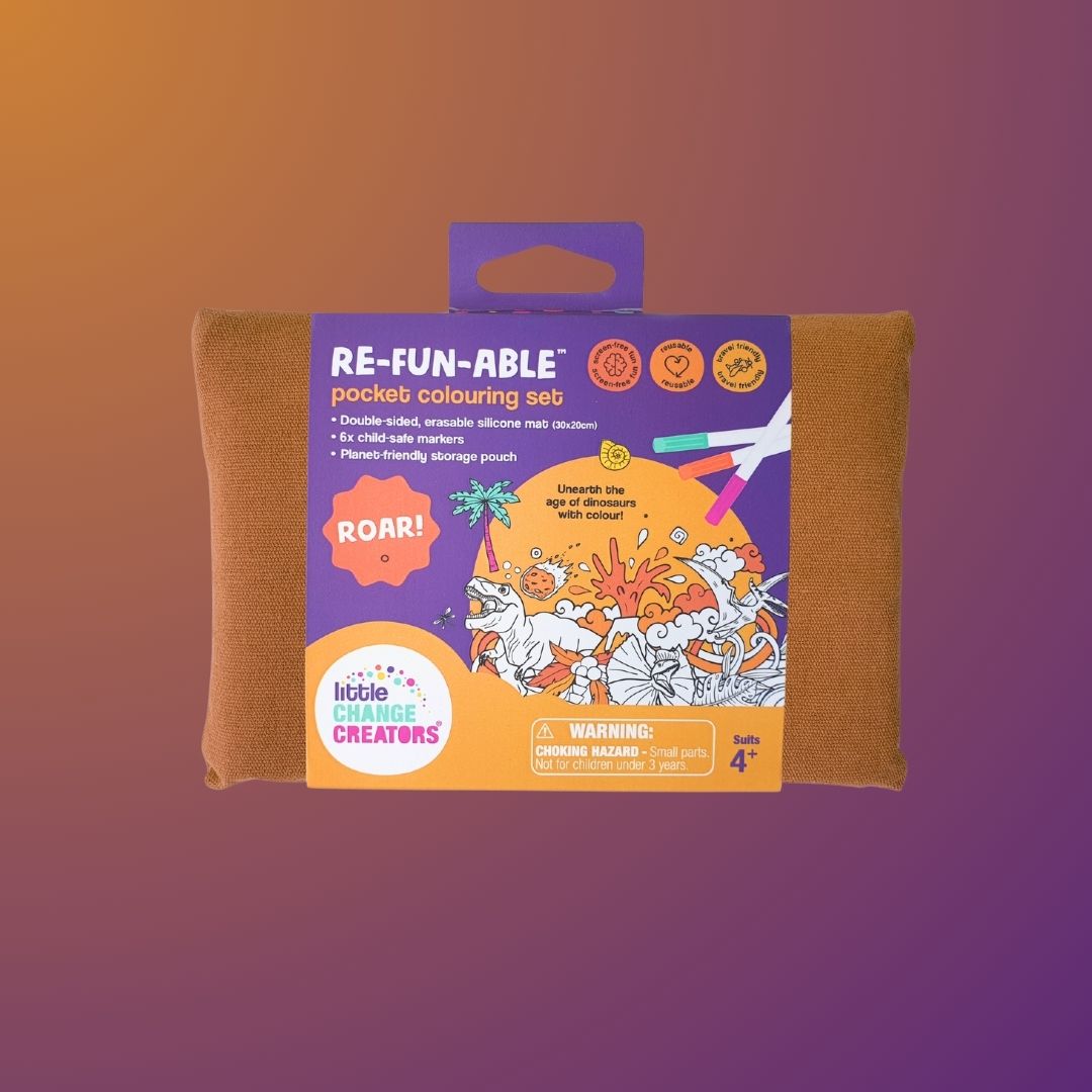 ROAR! Pocket Reusable Colouring In Set