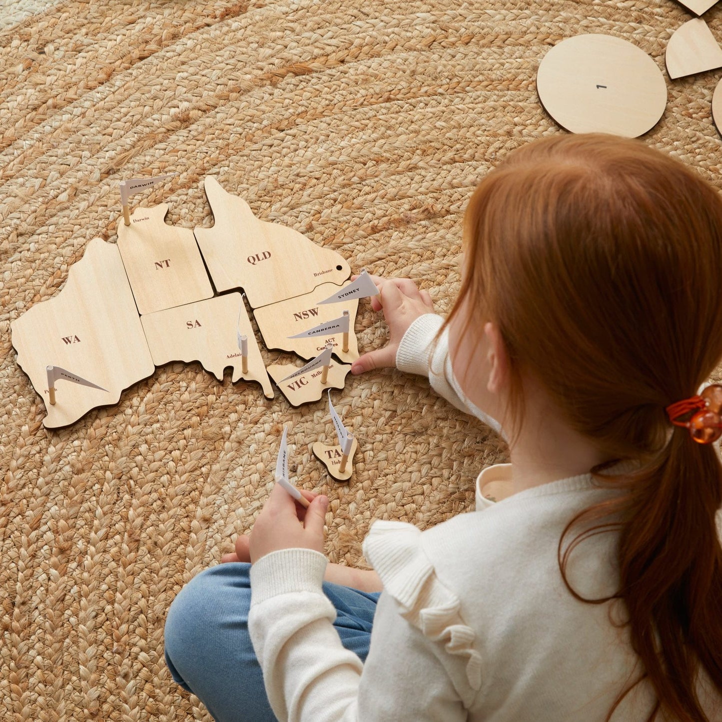 Map Of Australia Wooden Puzzle