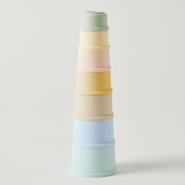 Bath time Stacking Cups – Baby Toy for Fine Motor & Sensory Play