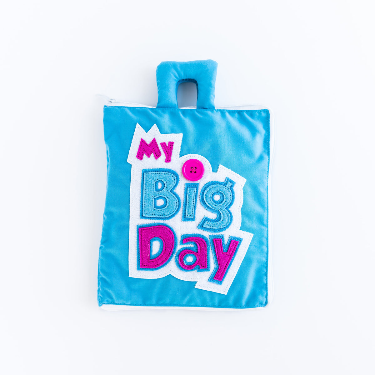 My Big Day - Interactive Fabric Activity Busy Book for Toddlers & Preschoolers