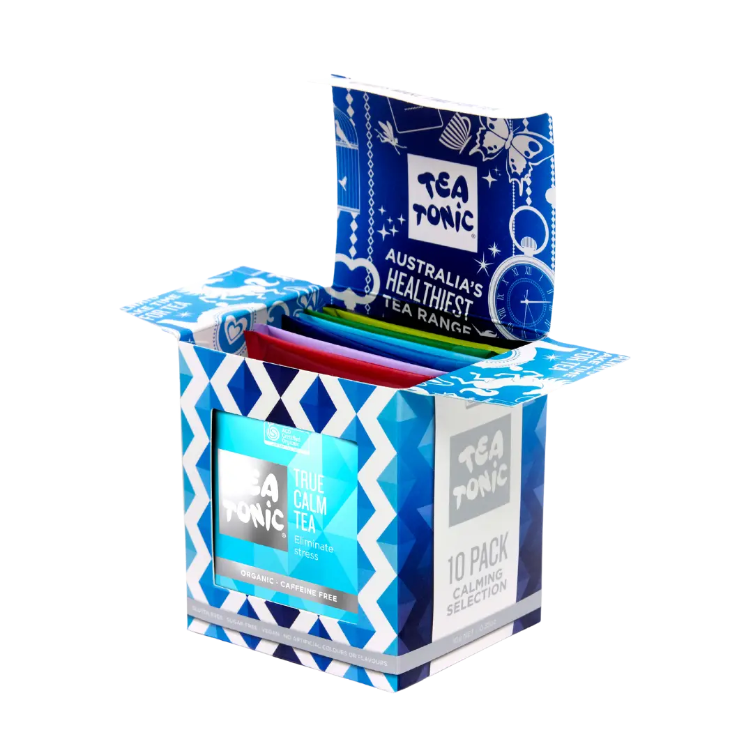 Calming Tea Selection Box – Australian Made Relaxation & Wellness Gift Pack