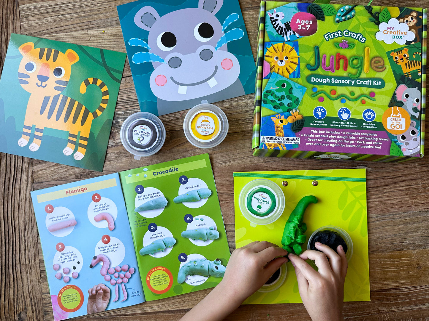 Jungle Dough Sensory Craft Box