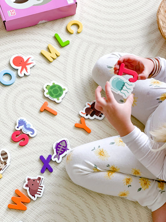 Magnetic Animals & Letters - Educational A–Z Letter & Learning Set