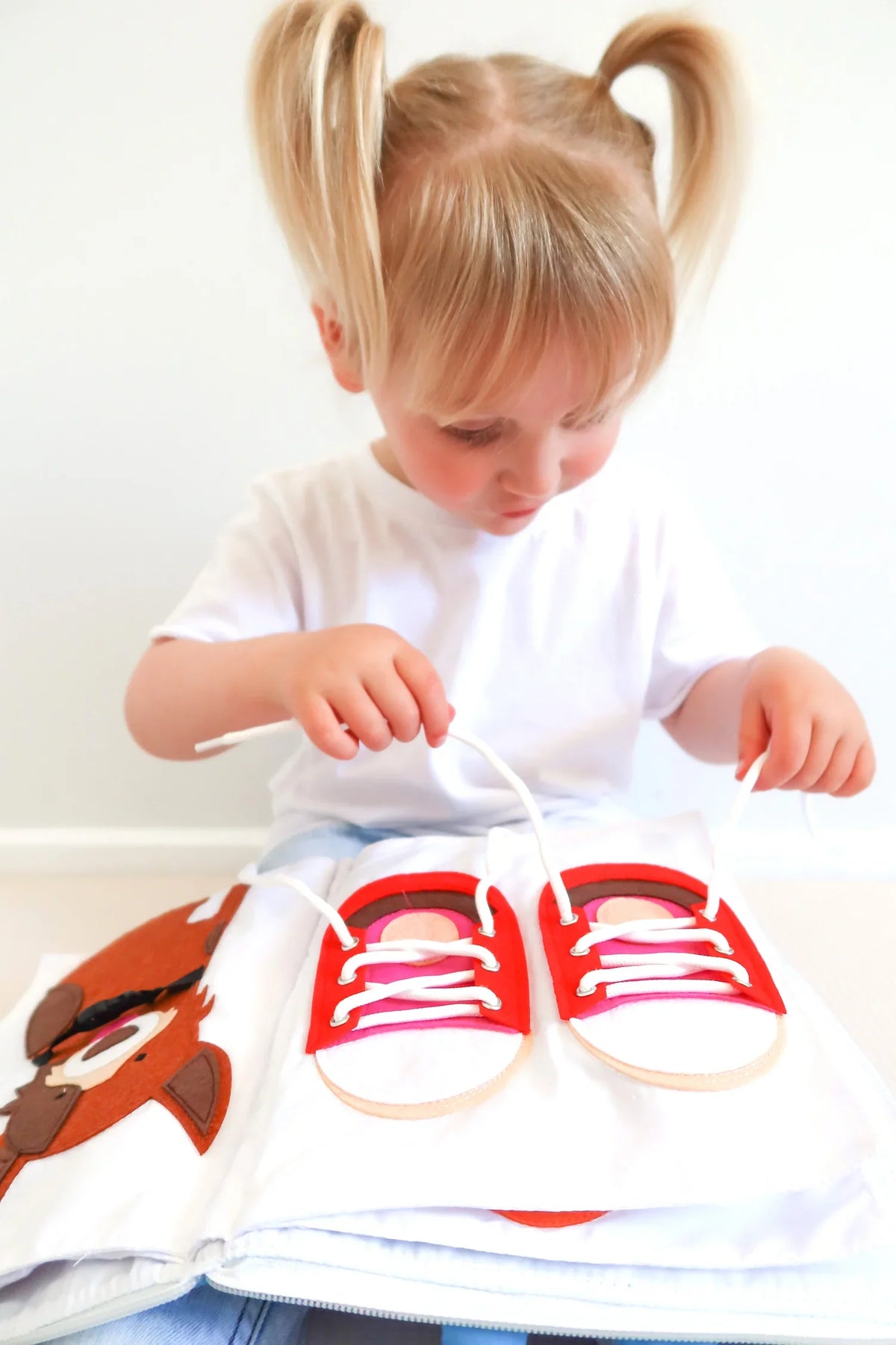My Big Day - Interactive Fabric Activity Busy Book for Toddlers & Preschoolers