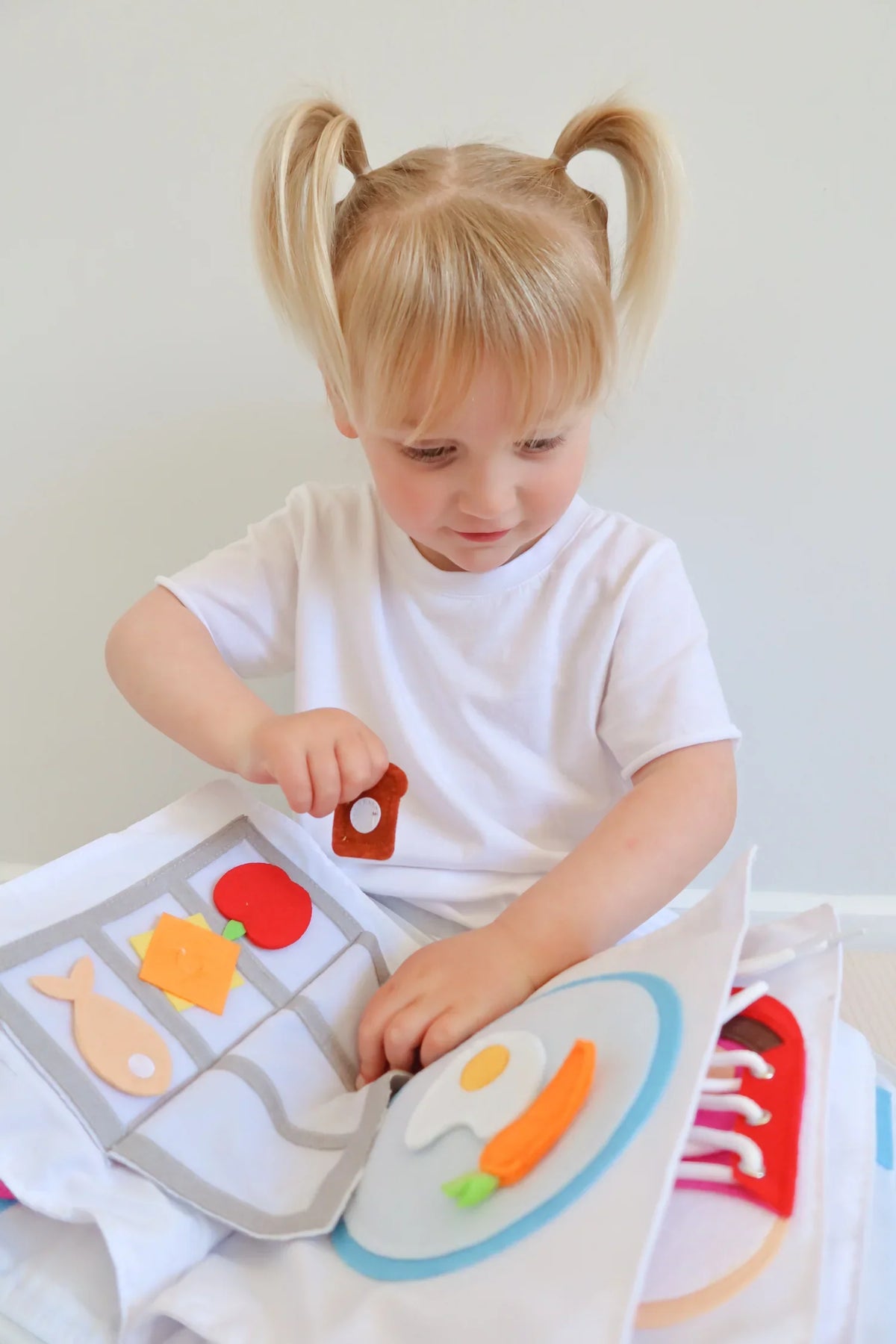 My Big Day - Interactive Fabric Activity Busy Book for Toddlers & Preschoolers