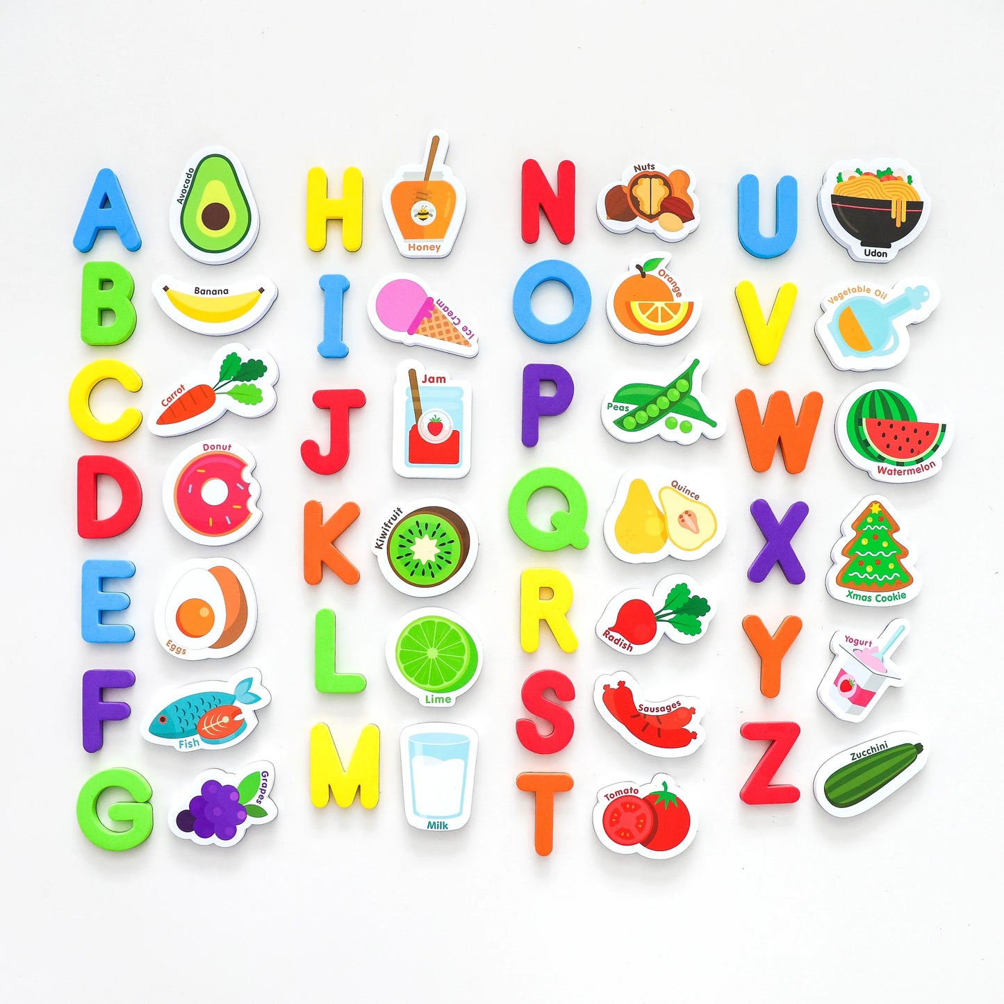 Magnetic Foods & Letters