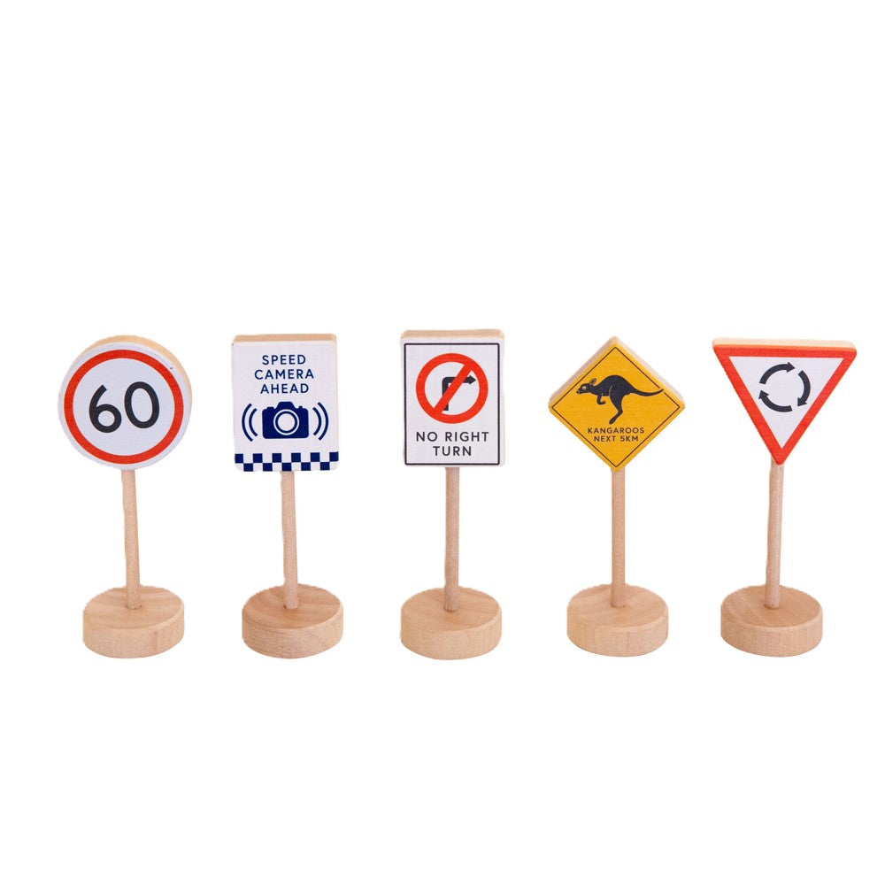 Wooden Aussie Road Signs