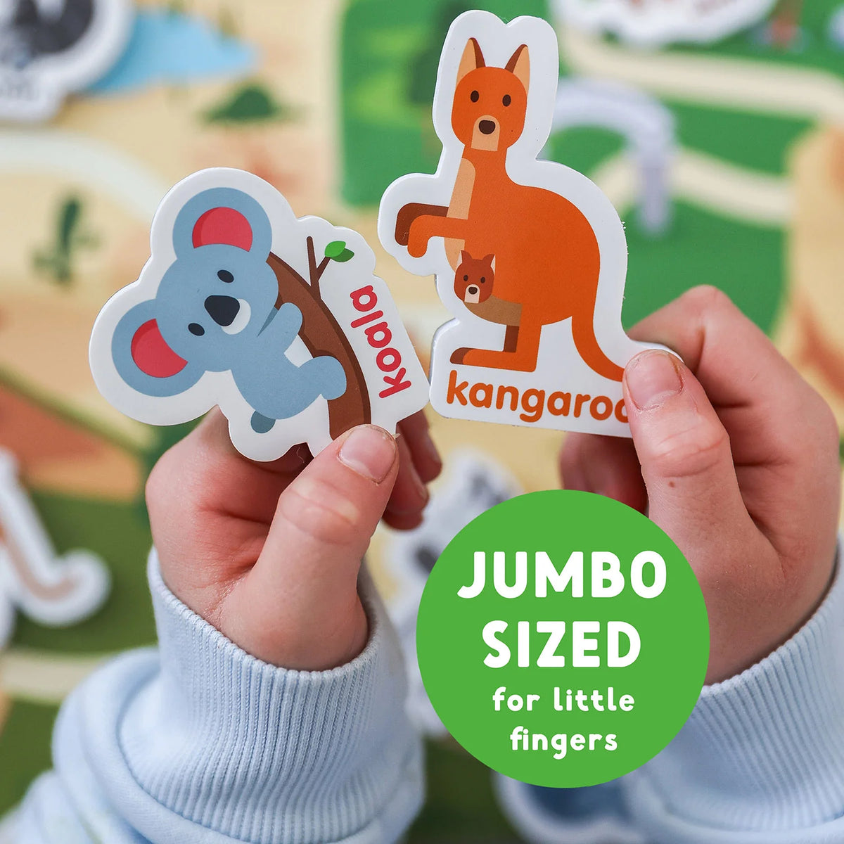 Magnetic Zoo Animals - 28pc Fridge magnets