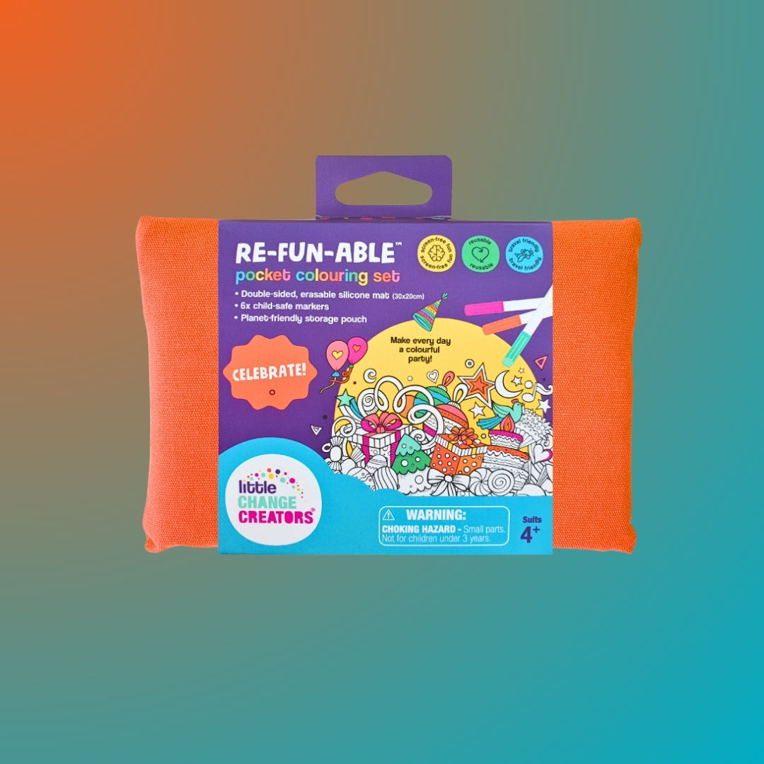Celebrate! Pocket Reusable Colouring In Set