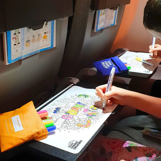 G’DAY! Pocket Reusable Colouring In Set