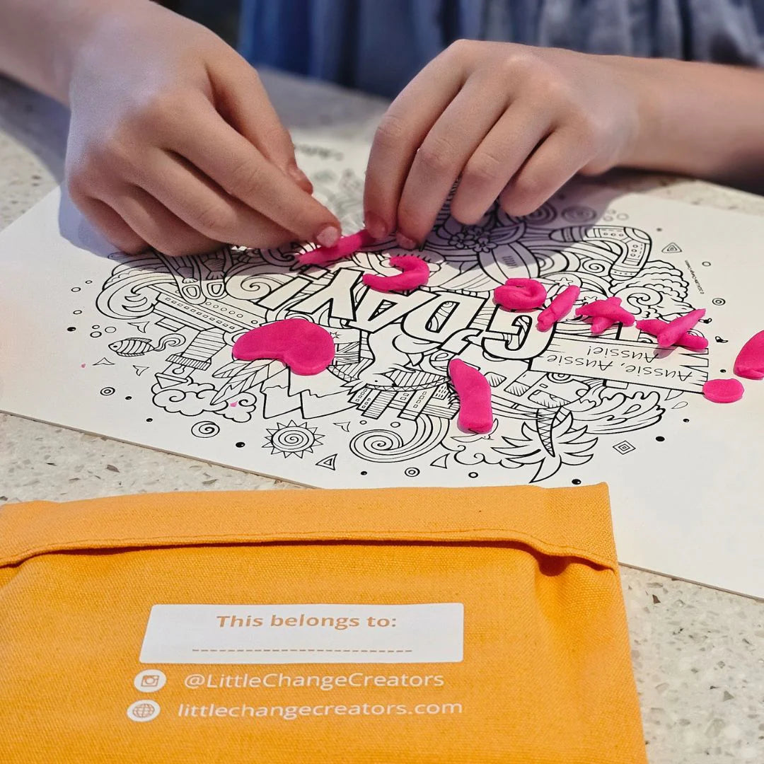G’DAY! Pocket Reusable Colouring In Set