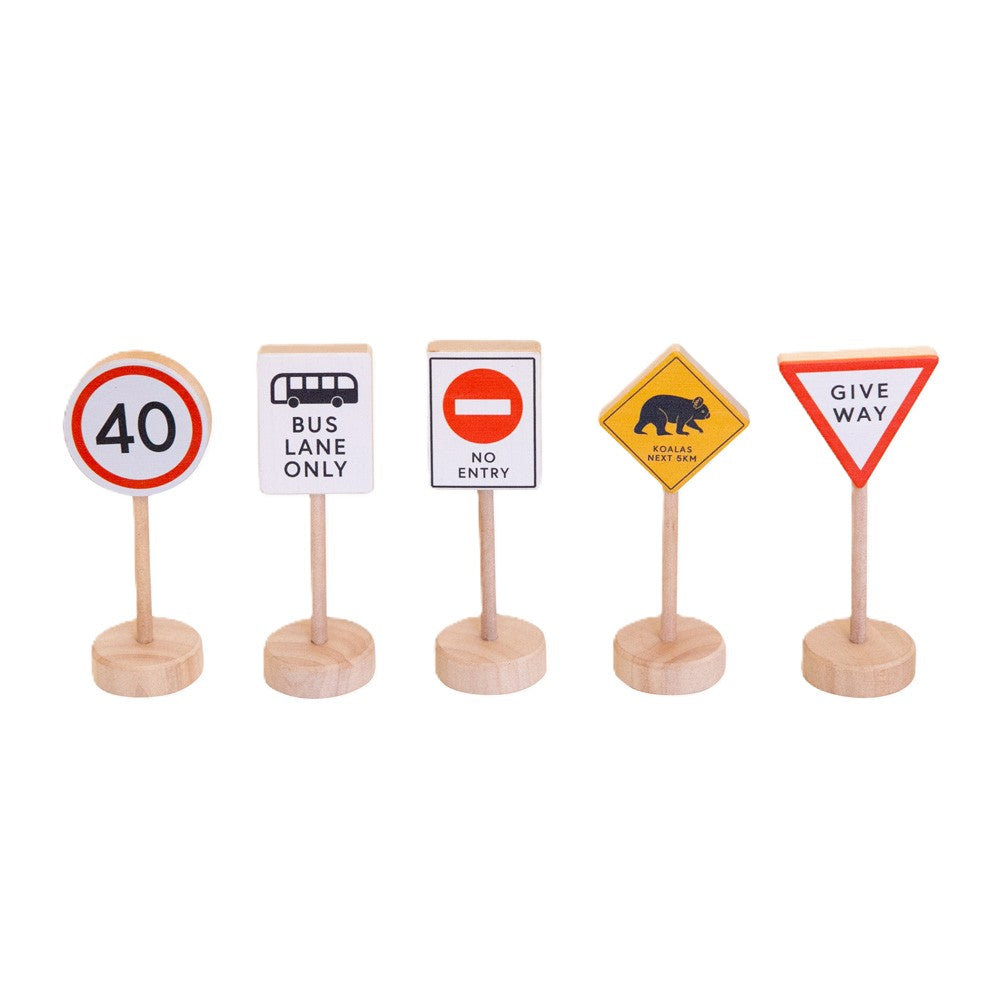 Wooden Aussie Road Signs