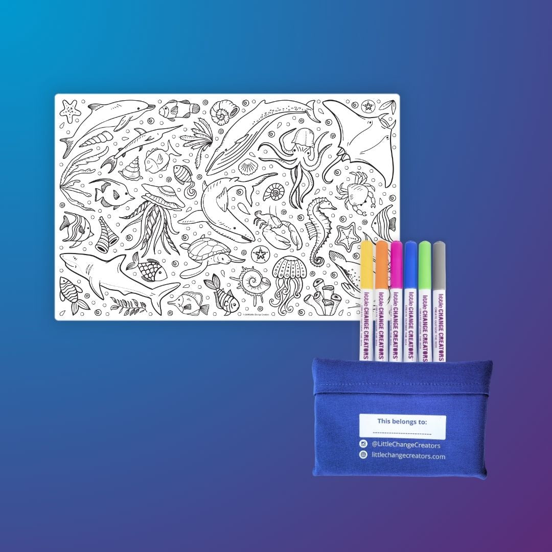 SPLASH! Pocket Reusable Colouring In Set