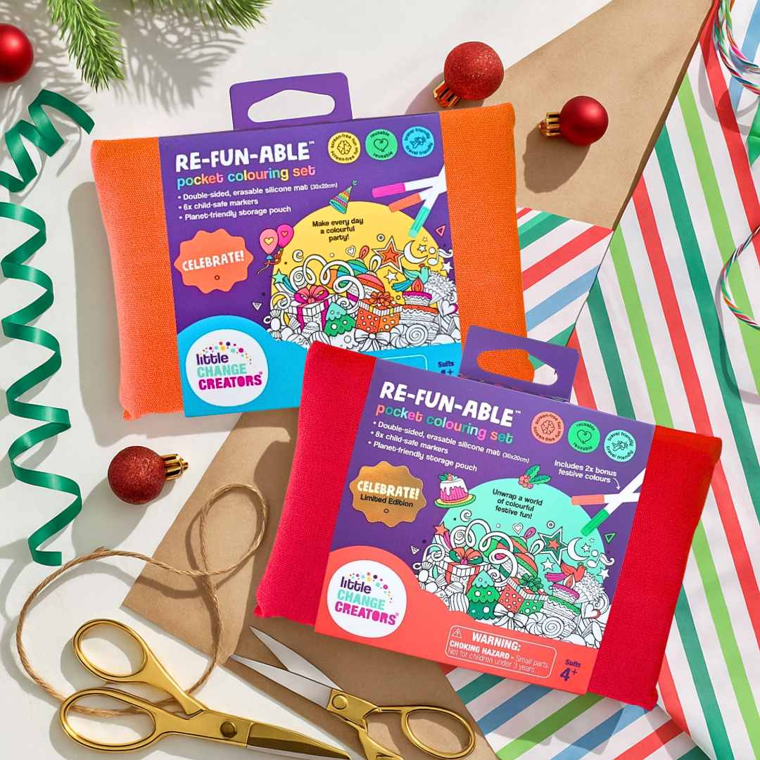 Celebrate! Pocket Reusable Colouring In Set