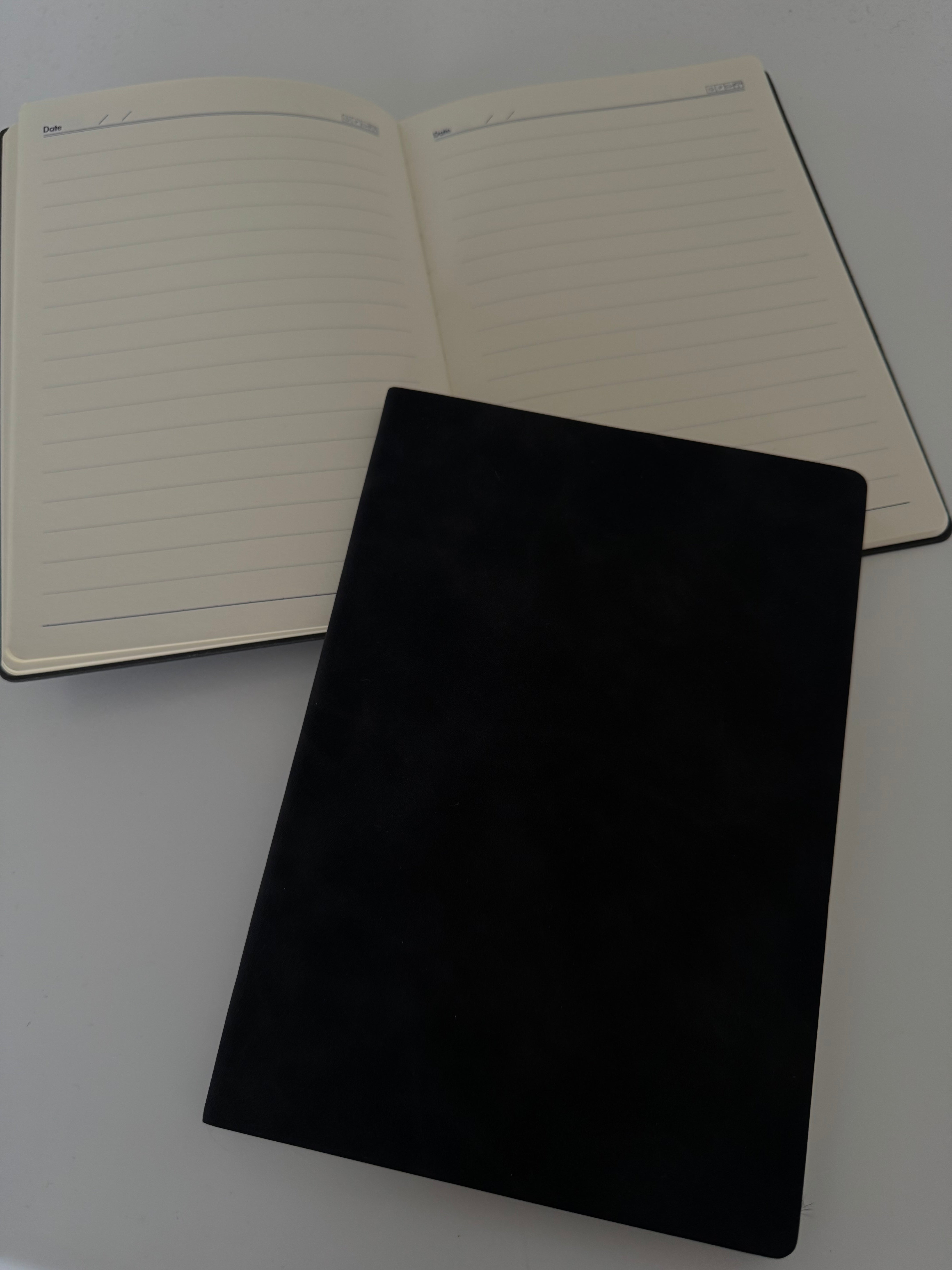 Personalised A5 Faux Leather Notebook - 120 Pages Double-Sided – Dex ...