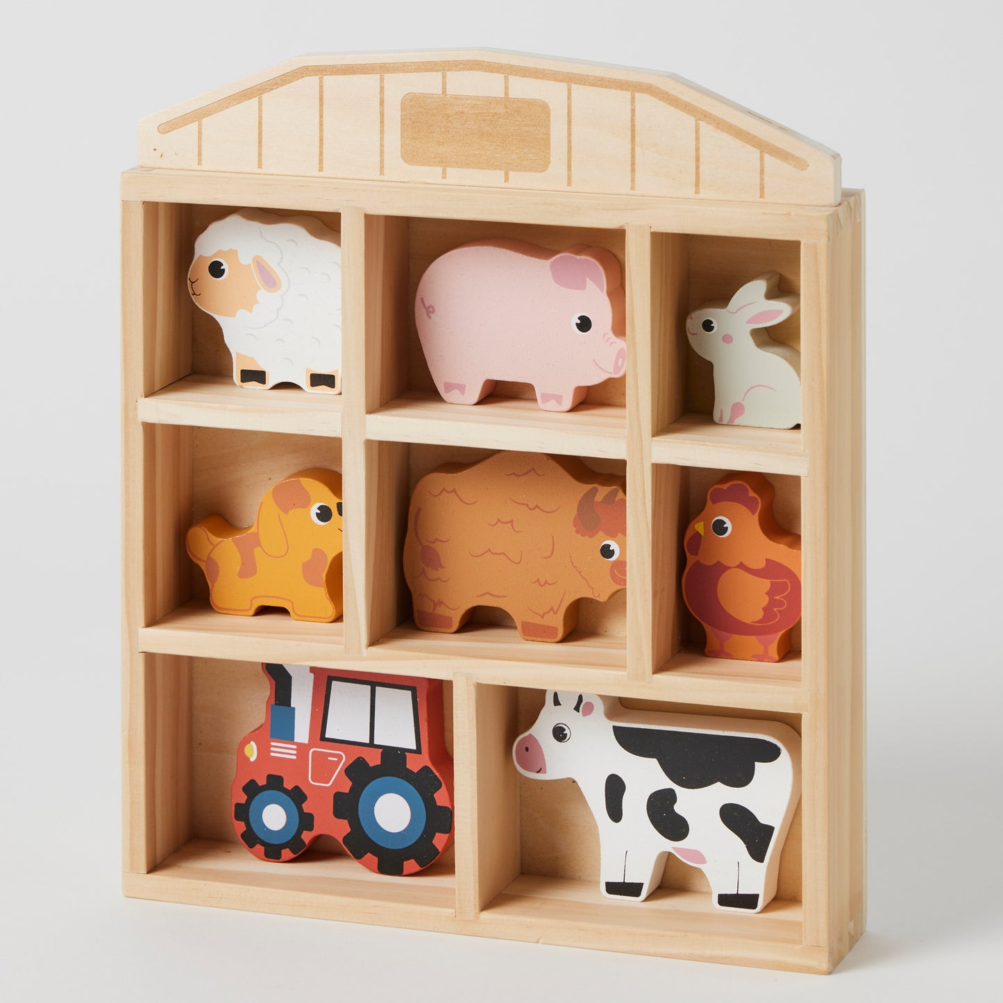 Wooden Farm Fun Animals Set
