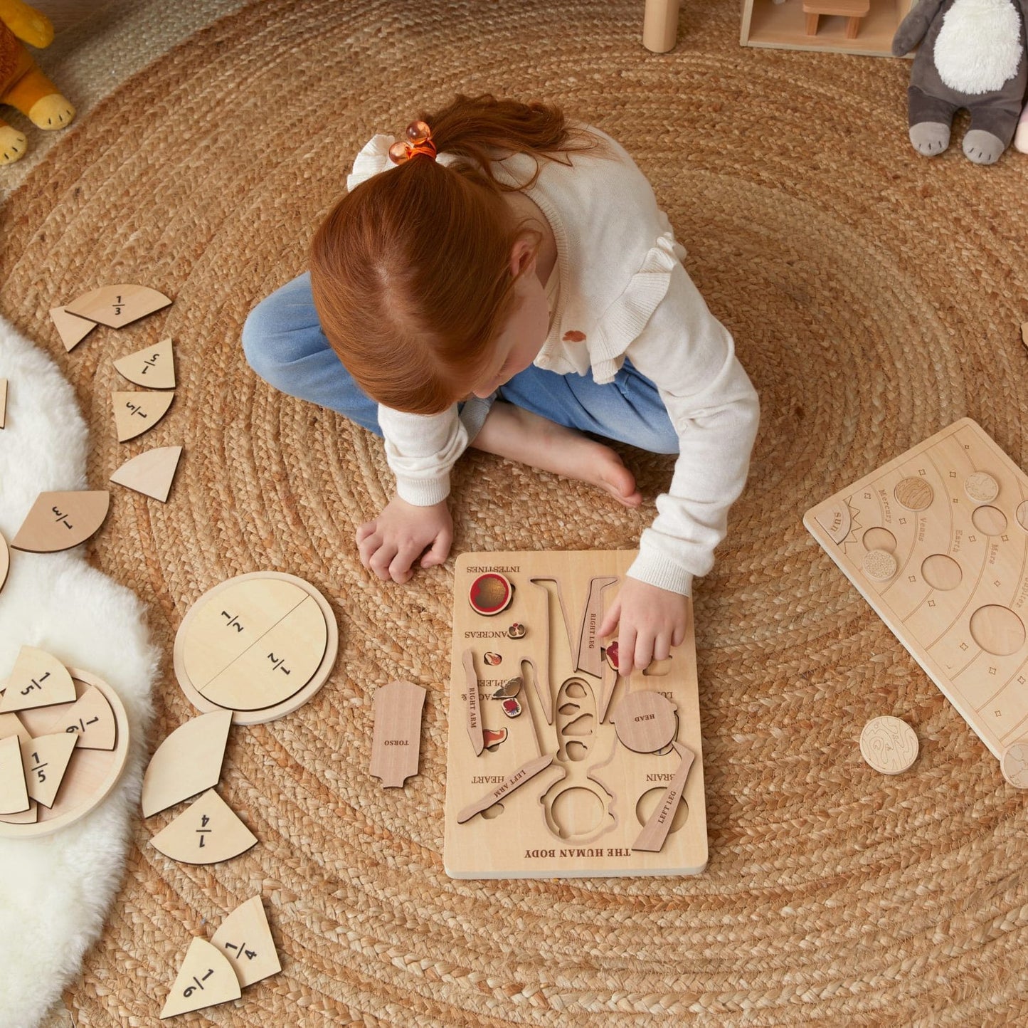 Wooden Human Body Puzzle